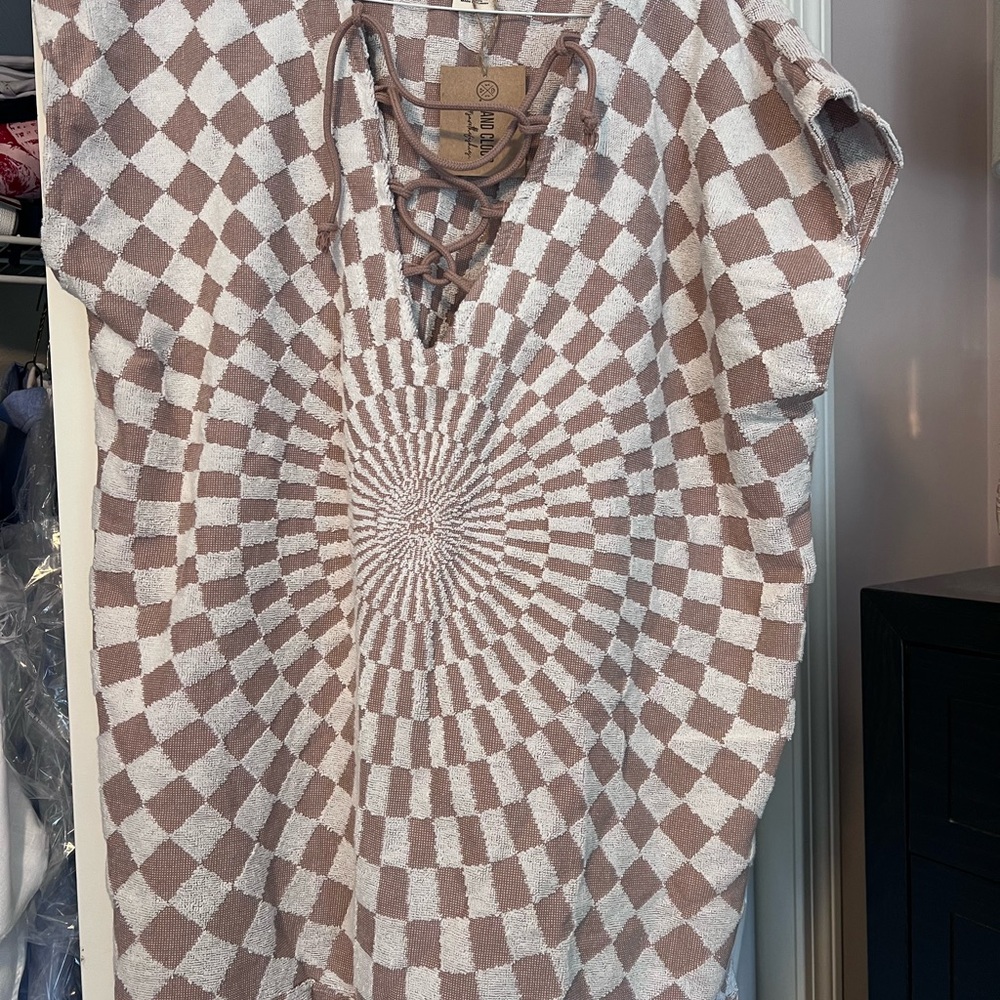 Sandcloud Checkster Beach Cover-Up Dress - Picture 2 of 9